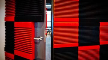 interior photography detail soundproofing tiles inside | How To Soundproof Your Space | Featured