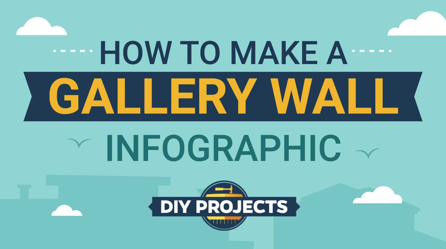 feature image | How To Make A Gallery Wall In Your Home [INFOGRAPHIC]