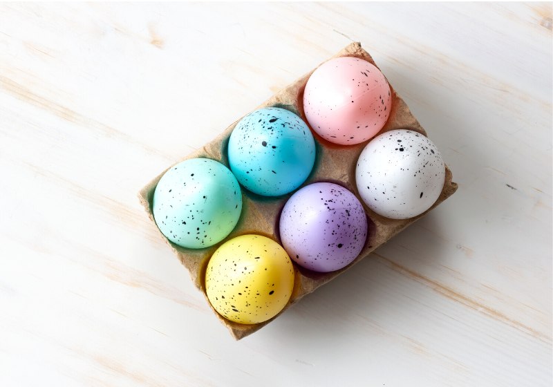 carton speckled easter eggs | easter egg designs pinterest