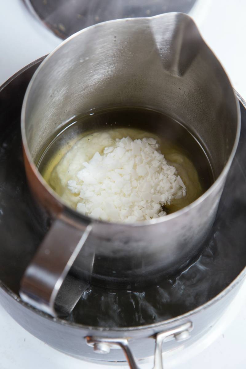 eYhWlR5Jo7s white rice in stainless steel cooking pot | homemade candles