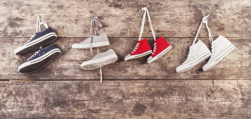 four-pairs-sports-shoes-hang-on | storage solutions