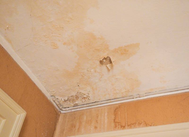 ceiling damage-caused-by-damp-moisture-on | A Beginner's Guide To Ceiling Repair