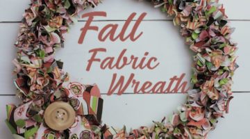 Fall-Fabric-Wreath | How To Make A Fall Fabric Wreath | DIY Crafts | Featured