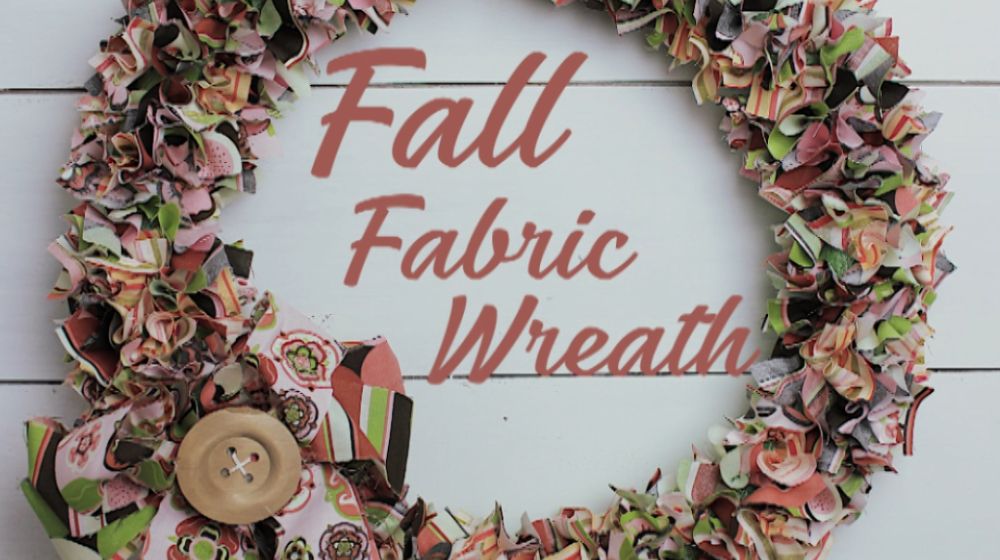 Fall-Fabric-Wreath | How To Make A Fall Fabric Wreath | DIY Crafts | Featured