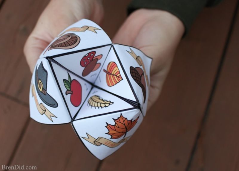  fall thanksgiving crafts | gratitude-activity-for-kids-thanksgiving-cootie-catcher 