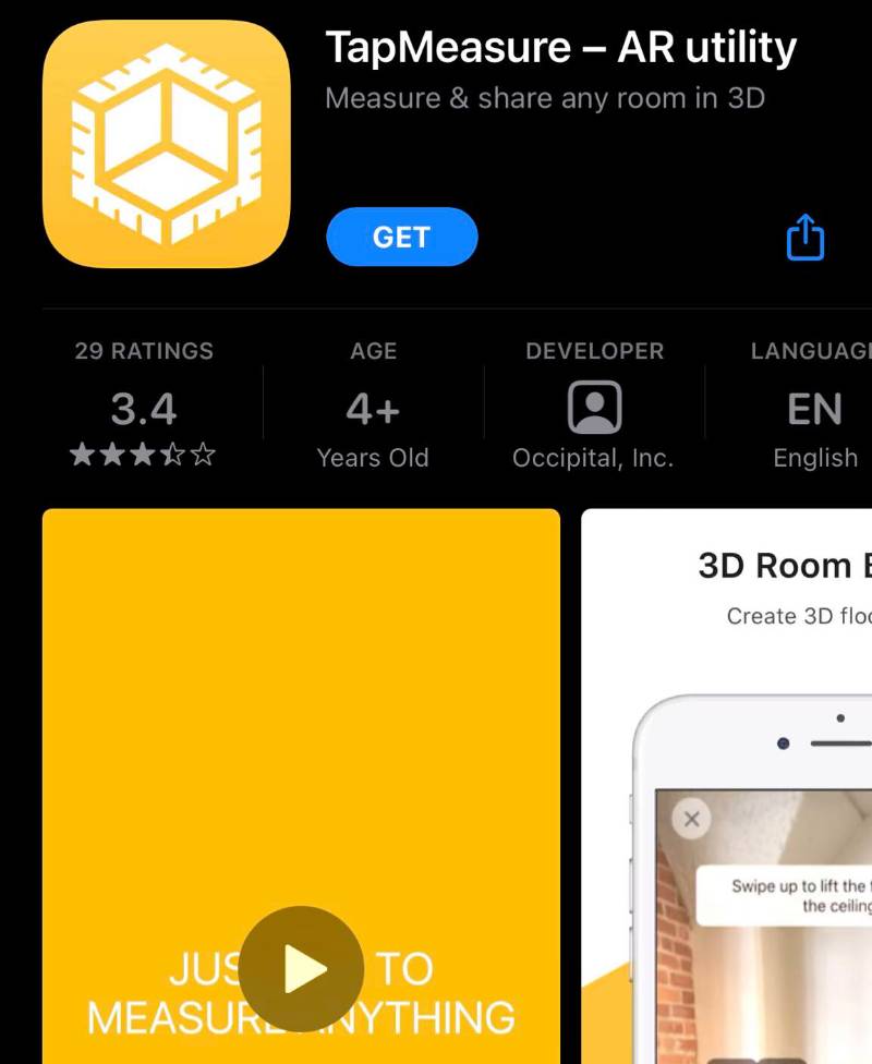 tapmeasure app | do it yourself app