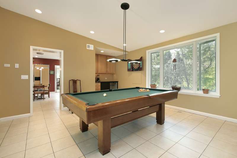 play-room-luxury-home-pool-table | pool table