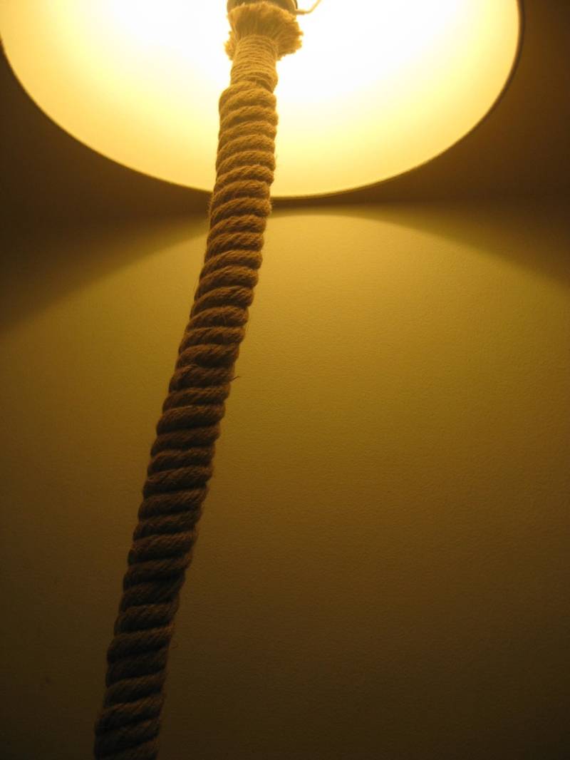 looking-inside-standard-lamp-light-shadow | diy lamp shade