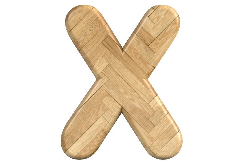 Ash wood letter X | Minimal X-Shaped Coasters | Easy Woodworking Projects For Kids