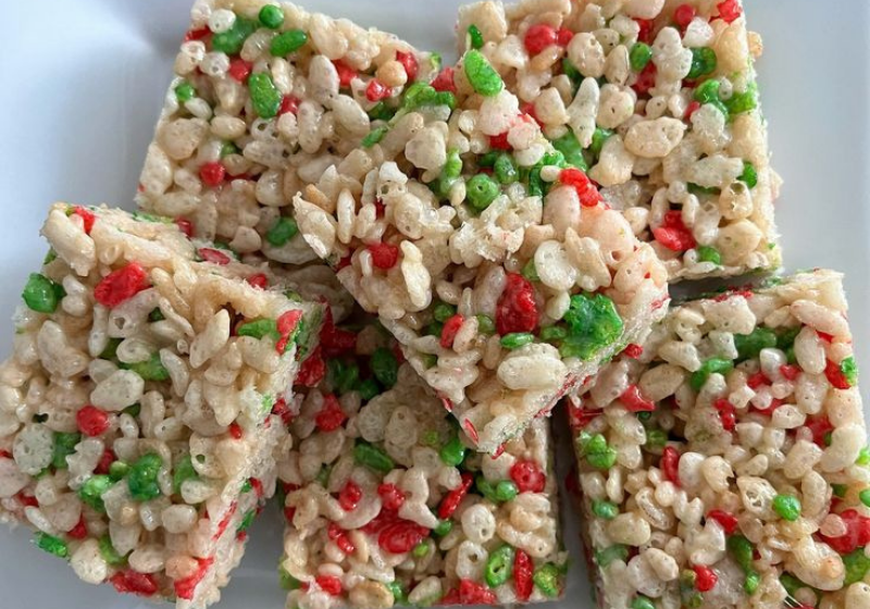 Christmas Rice Krispie Treats