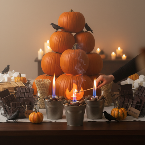 Halloween S'mores Bar