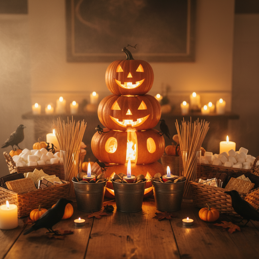 Halloween S'mores Bar