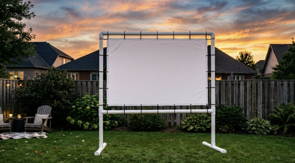 diy outdoor movie screen