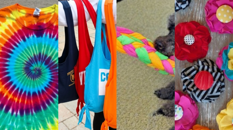 UpCycling Ideas | 4 Creative Ways to UpCycle T-Shirts