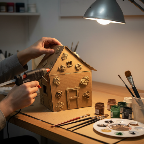 Baba Yaga Hut step 1