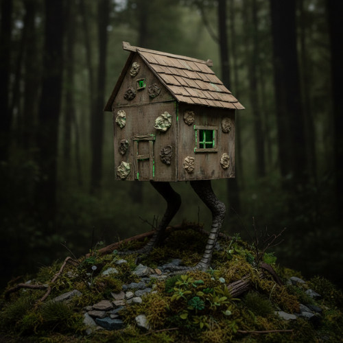 Baba Yaga Hut step 4