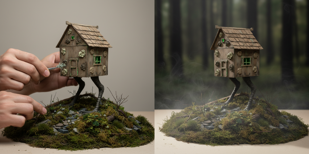 Baba Yaga Hut Forest Details