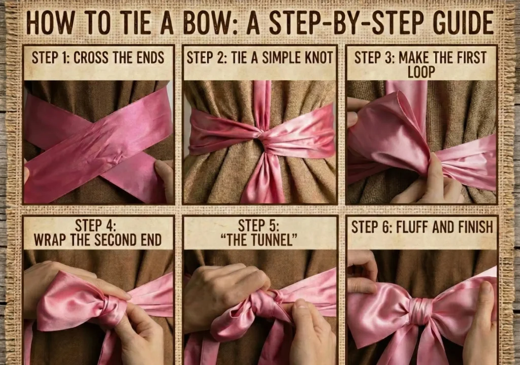 How to Make a Bow Out of Ribbon | How to Tie a Bow Step by Step | DIY Projects