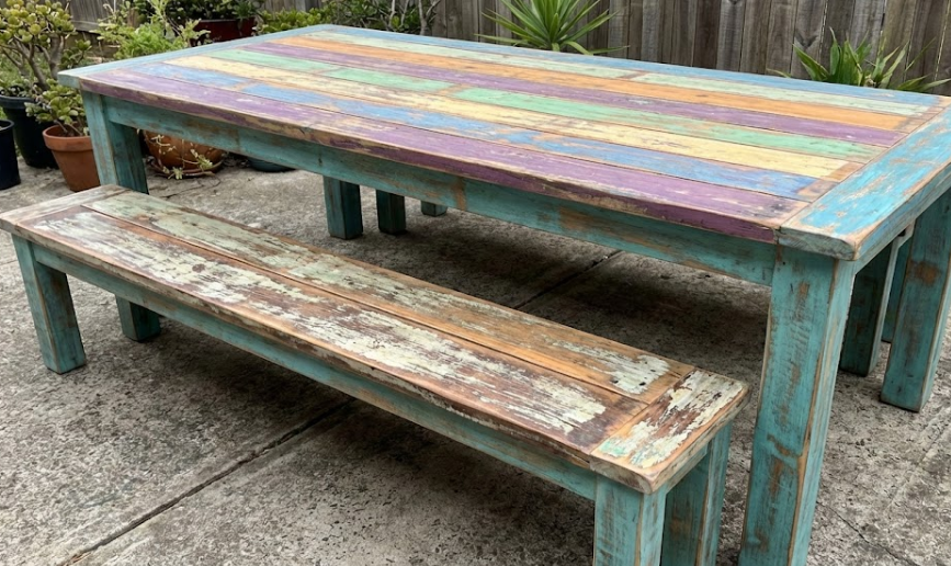 sunset pallet table