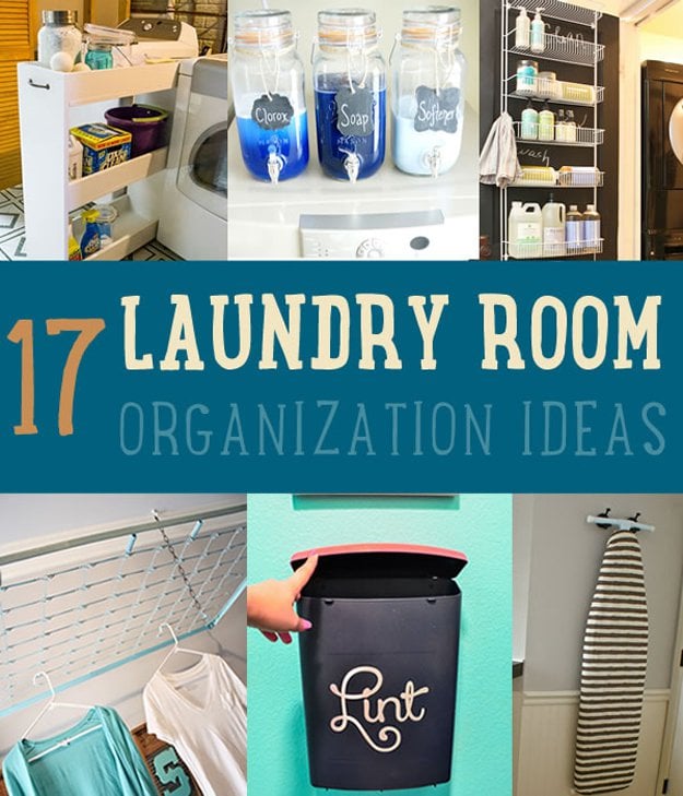 Brilliant DIY Laundry Room Organization Ideas and Tips | https://diyprojects.com/laundry-room-organization-ideas/