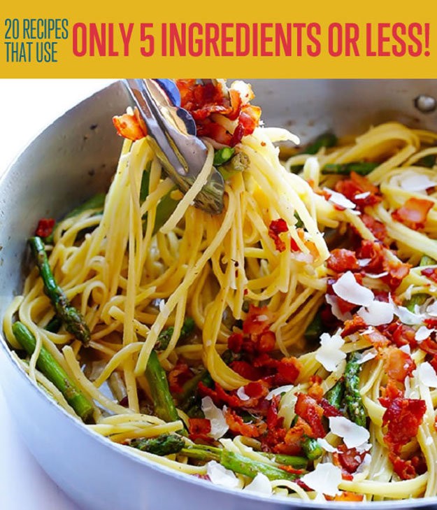 20 Recipes That Use Only 5 Ingredients or Less! | Easy Dinner Recipes 20 Recipes That Use Only 5 Ingredients or Less! | Easy Dinner Recipes