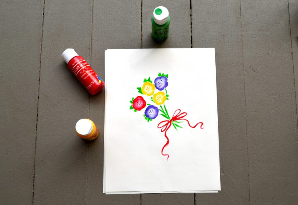 how to paint flowers