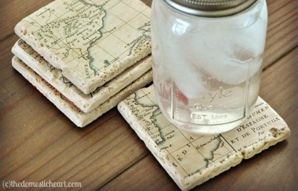 Keep inspired by these map coasters.