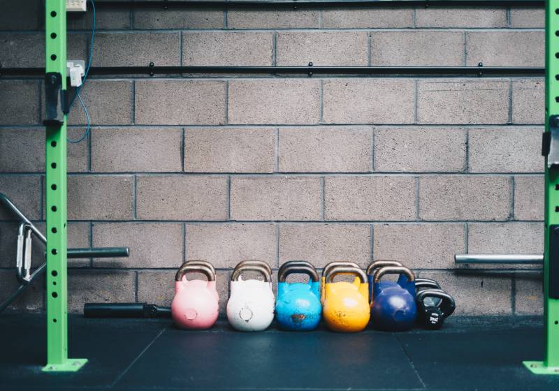 squat rack and kettle bells | squat rack dimensions