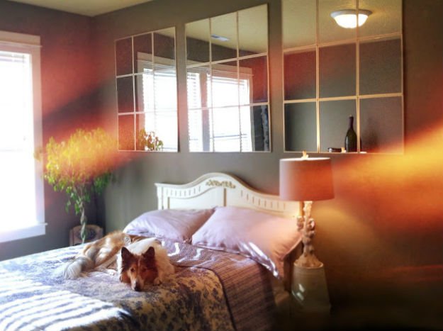 DIY Mirror Wall Dollar Store Crafts | DIY Mirror Wall