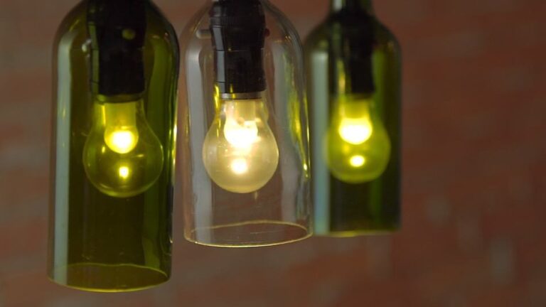 Make Your Own Wine Bottle Lights