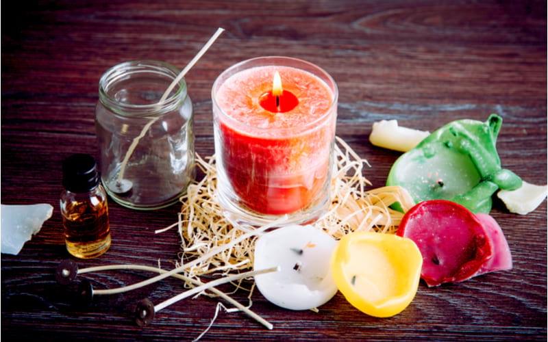 finish product of reused old candle | candles