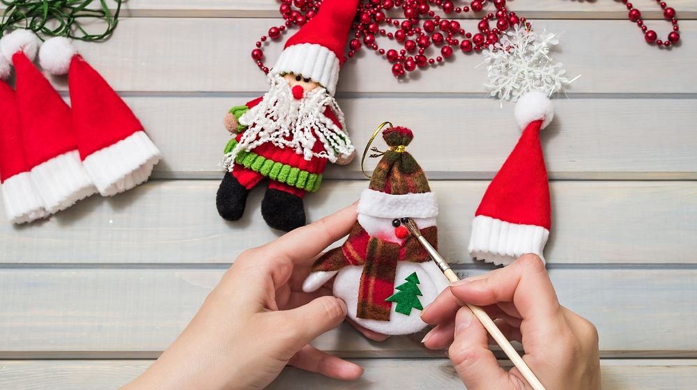 christmas-gifts-handmade-wooden-background-top | Easy DIY Christmas Ornaments For A Personalized Tree Decor | Featured