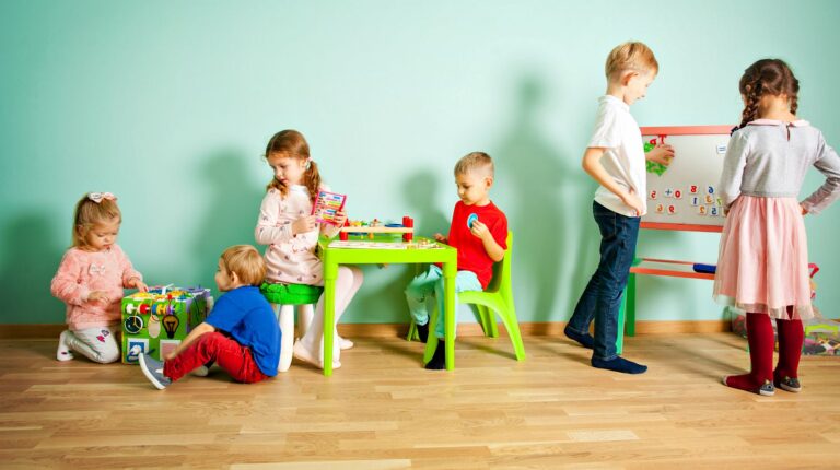 Different age kids at homeschooling at home or daycare | Your Favorite DIY Projects For Homeschoolers | Featured