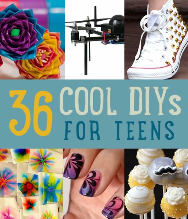 Cool DIY Projects For Teens and Craft Ideas for Teenagers