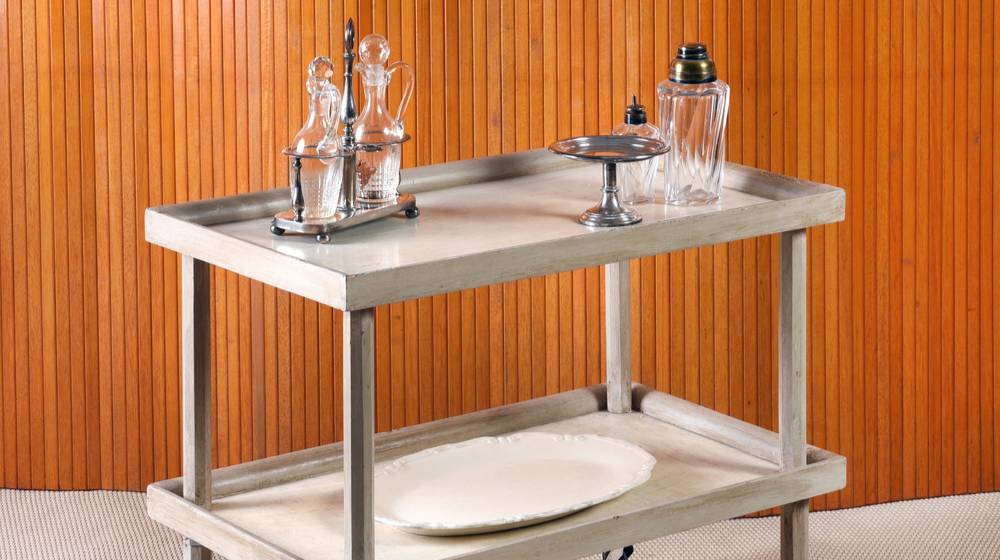 furniture-still-life-wheeled-service-trolley | 12 Amazing DIY Bar Cart Ideas! Because Every Good Home Needs A Good Bar Cart | Featured