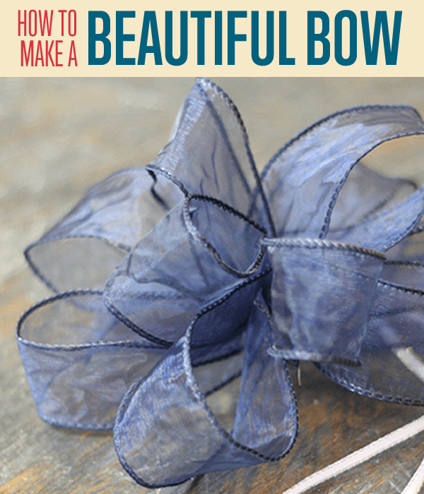 How to Make a Bow | How to Tie a Beautiful Bow out of Wired Ribbon