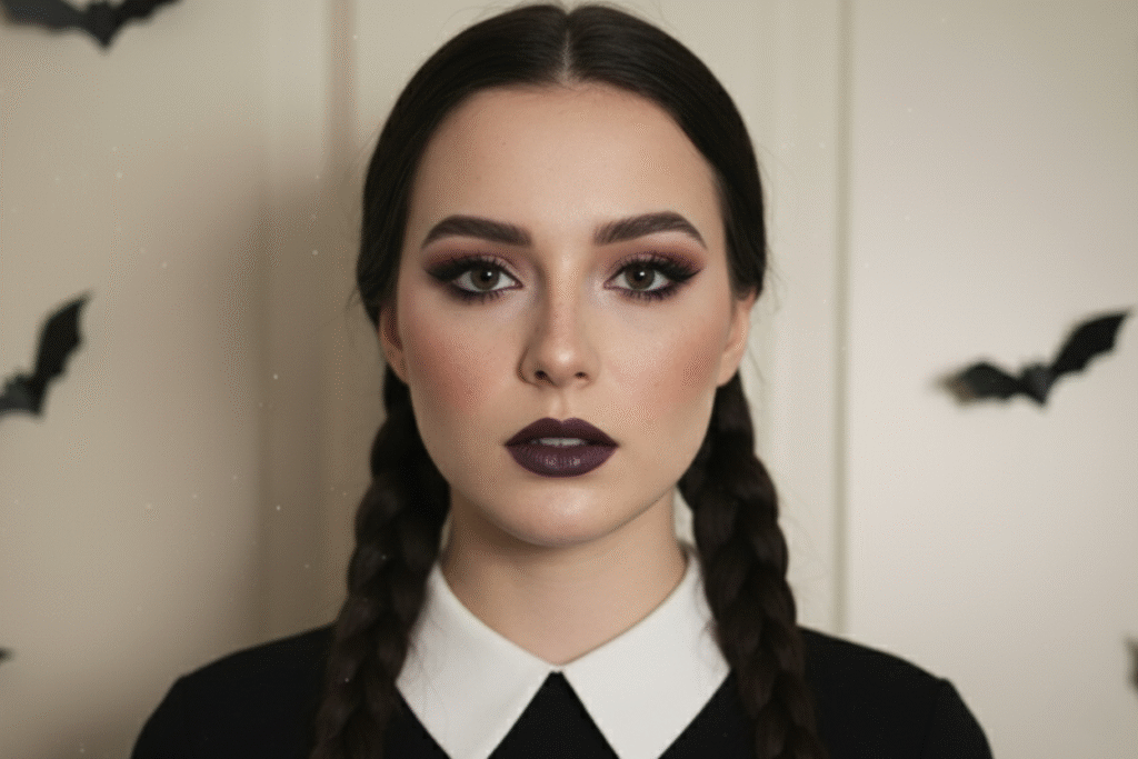 Wednesday Addams Makeup Tutorial For Halloween 2025 Wednesday Addams Makeup Tutorial For Halloween 2025