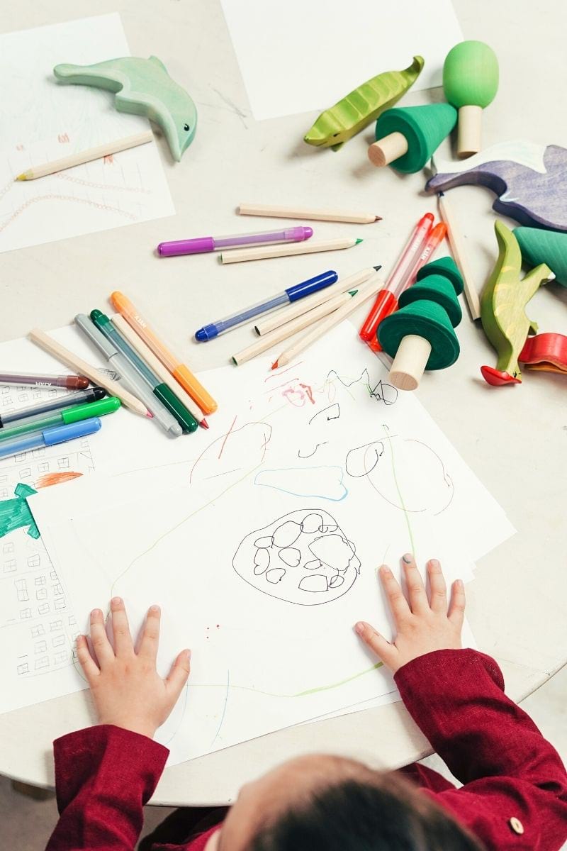 kids doodle | how to teach a child to draw