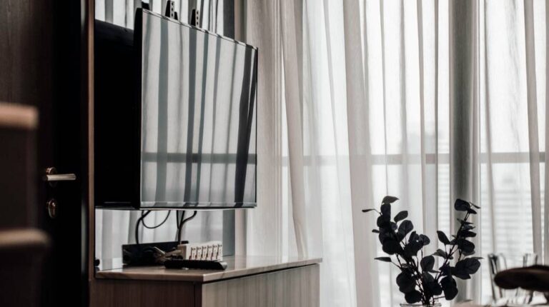 living-room-interior-set-tv-mounting | How To Mount A TV To The Wall | Featured