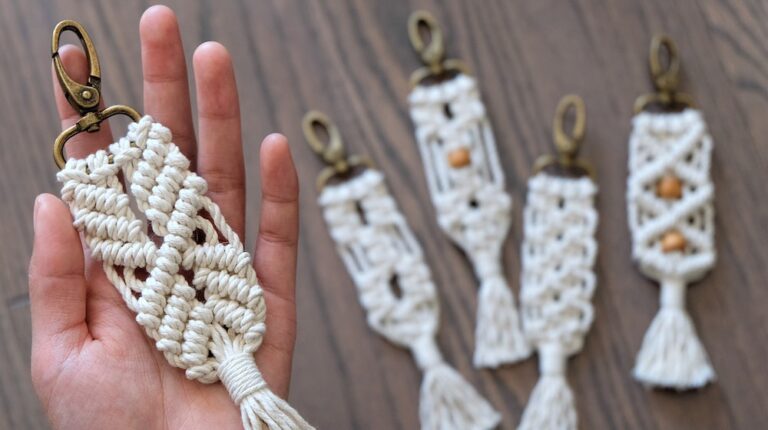 macrame keychains | Cute DIY Macrame Keychain Designs You'll Surely Love | featured