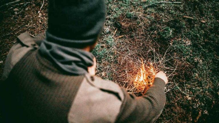 man making fire with grass HGkNrWY189E | Make Your Own Fire Starter At Home | ## DIY Fire Starter Ideas | featured