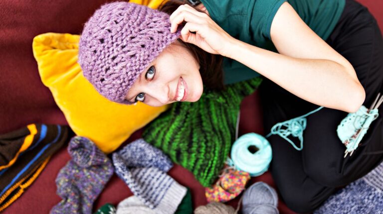 Featured | Pretty young woman with a wool hat | More Cool Projects For Teens