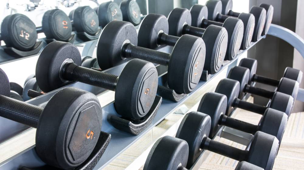 rows-dumbbell-gym | DIY Dumbbell Rack Layouts to Keep Your Weights Organized | Featured