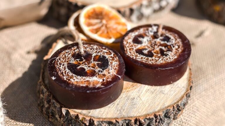 soap with loofah inside | How To Make Your Own Exfoliating Loofah Soap | featured