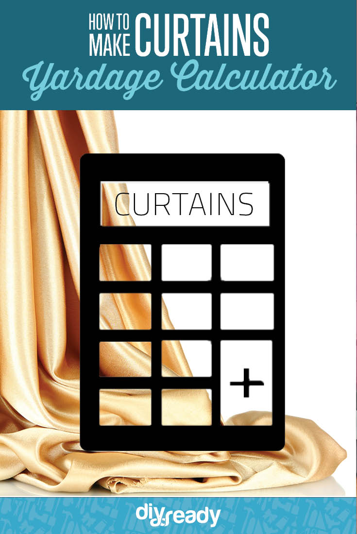 Excellent yardage calculator to measure your fabric for curtains!