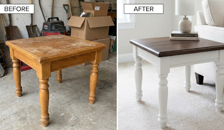 how to stain wood furniture