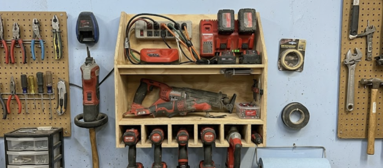 cordless tool wall rack featured 2026
