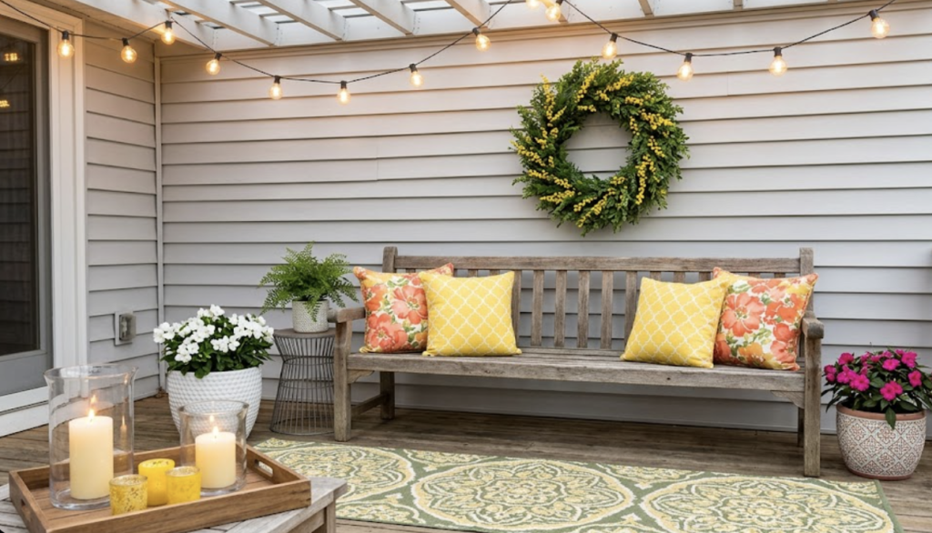 spring patio makeover on budget 2026