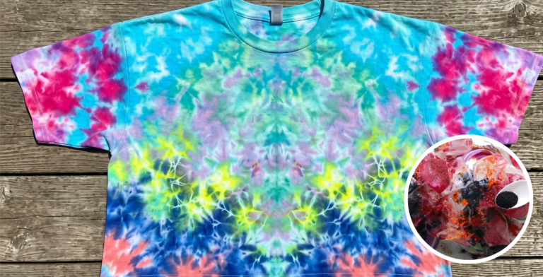 ice dye shirt