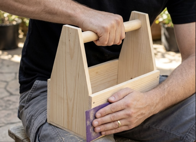 DIY Classic Wooden Toolbox free plan